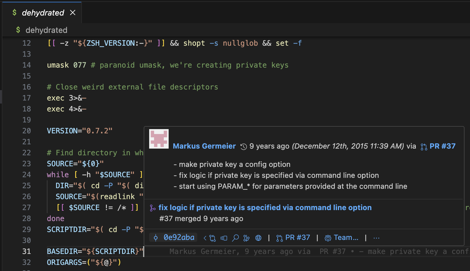 git blame を活用して改修履歴を素早く追う方法 - ZEON社員BLOG