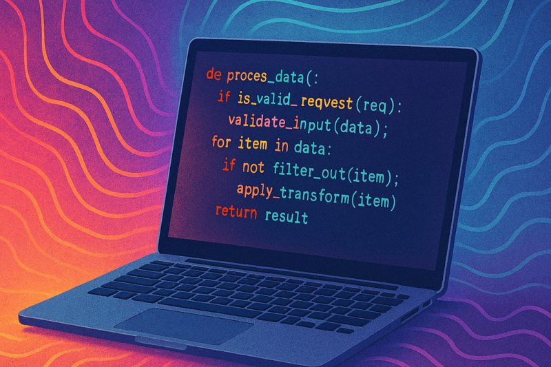 コード生成中のPCイメージ