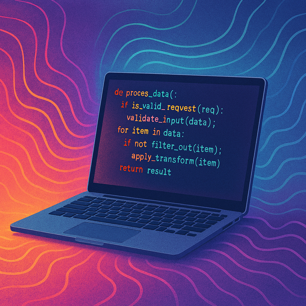コード生成中のPCイメージ
